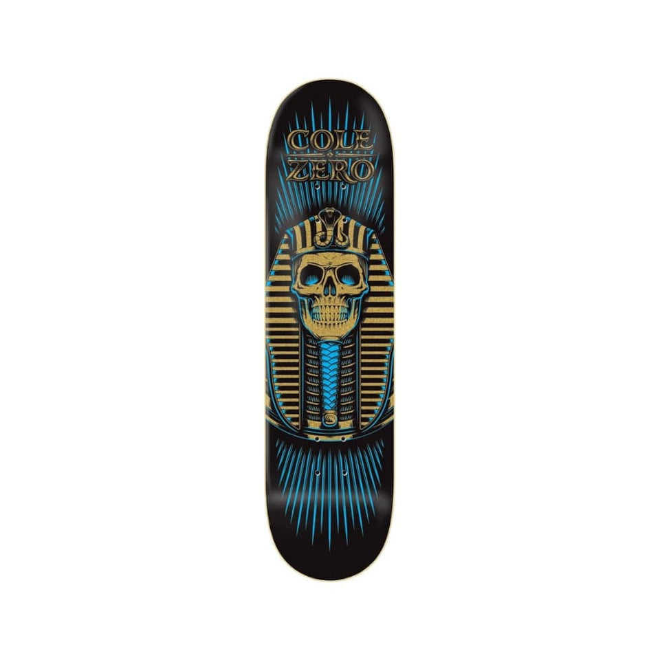 Zero Skateboard Deck Pharoah Cole 8.0" x 31.6" Black Blue 14" WB