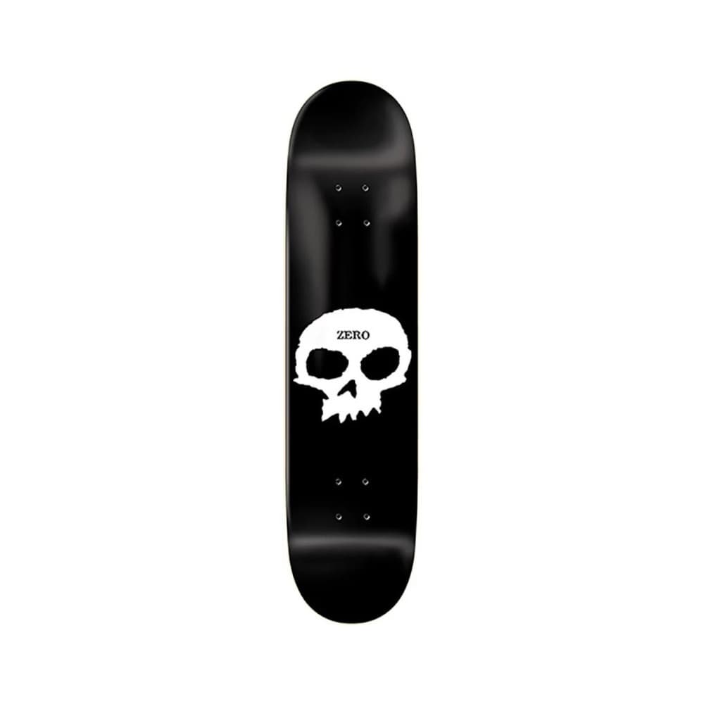 Zero Skateboard Deck Single Skull R7 8.25" x 31.9" Black 14.25" WB