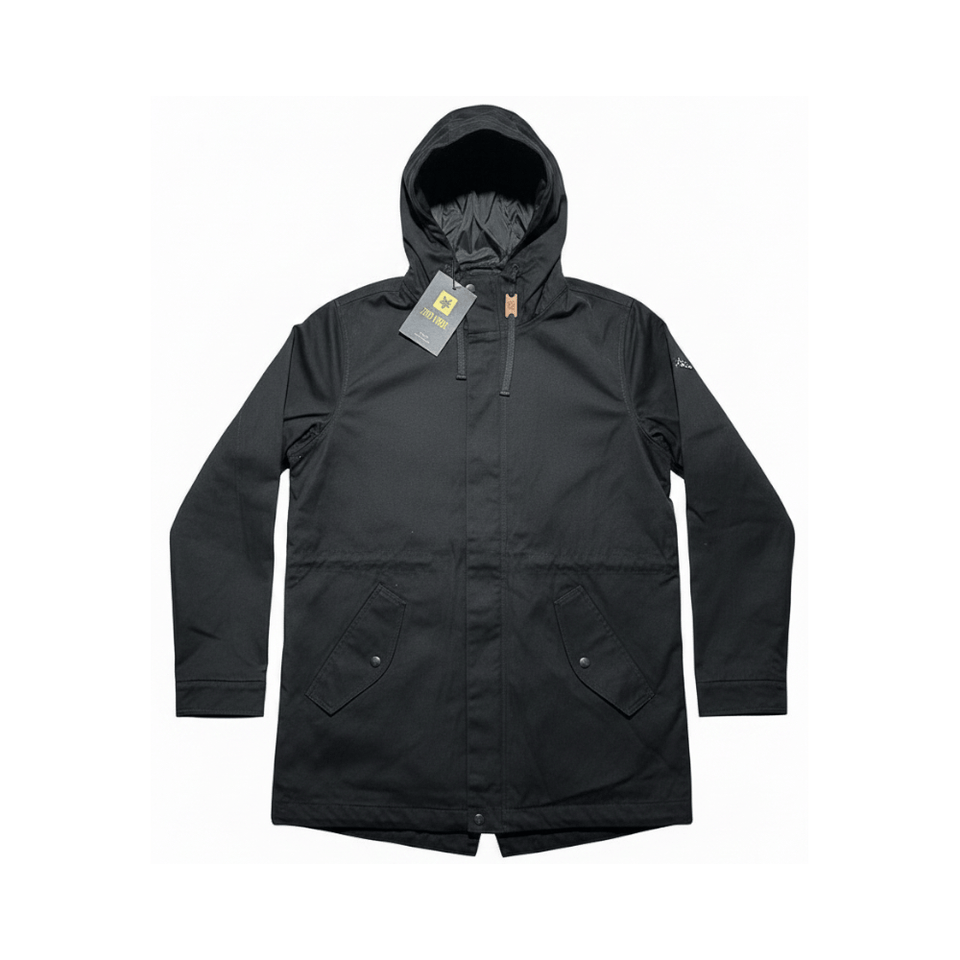 Zoo York Curbside Anorak Jacket Black - 50-50 Skate Shop