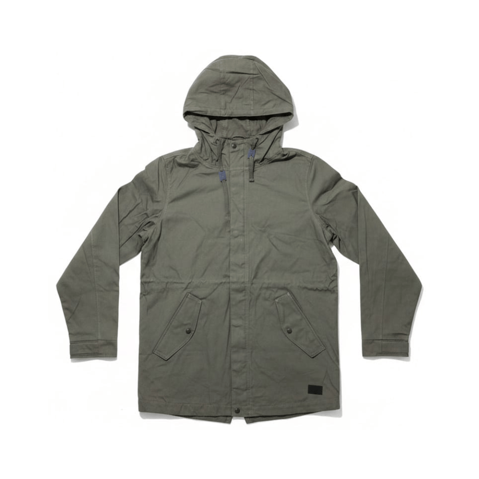 Zoo York Curbside Anorak Jacket Khaki - 50-50 Skate Shop