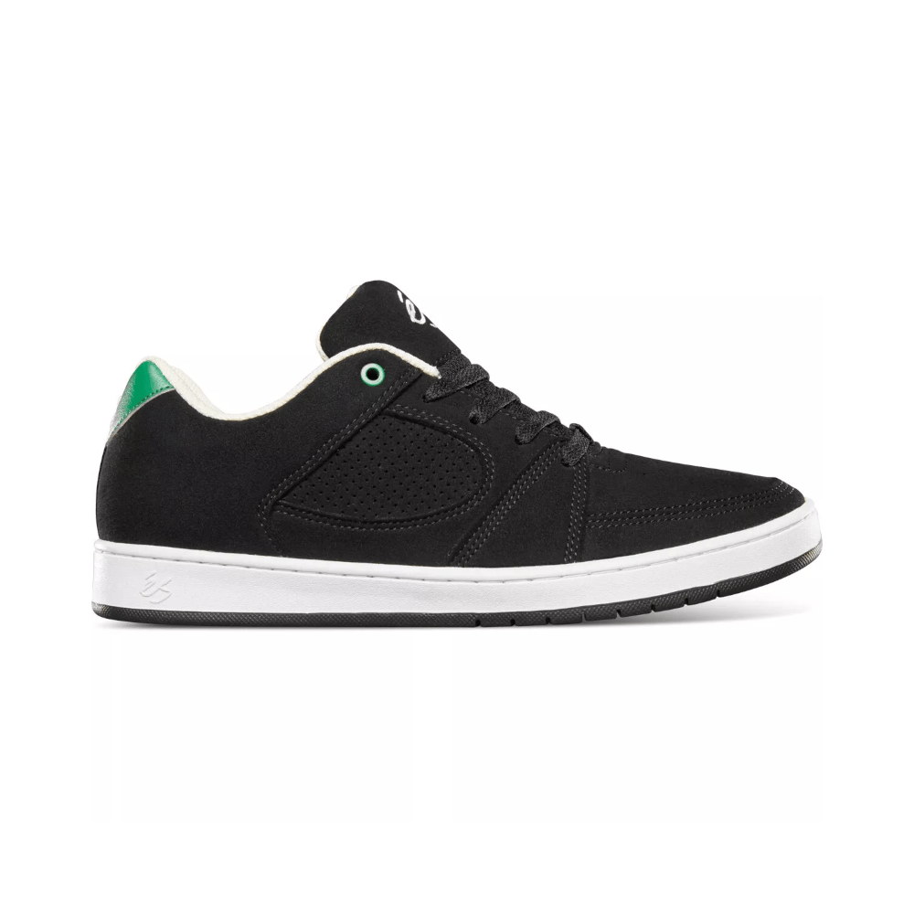 eS Accel Slim Black White Green - 50-50 Skate Shop