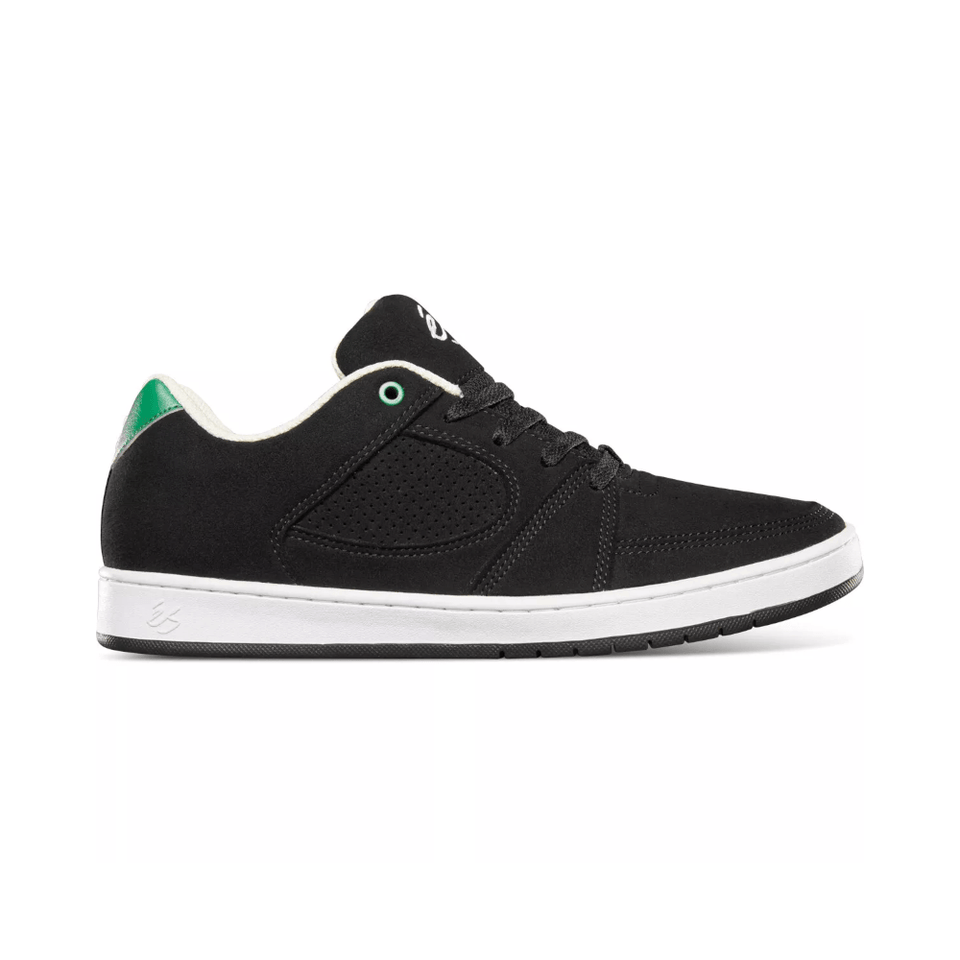 eS Accel Slim Black White Green - 50-50 Skate Shop
