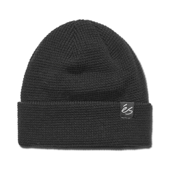 eS Script Waffle Knit Beanie Black - 50-50 Skate Shop
