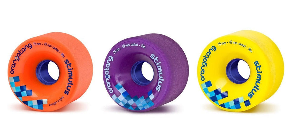 Orangatang Stimulus Skateboard Wheels 70mm (Set of 4) - 50-50 Skate Shop