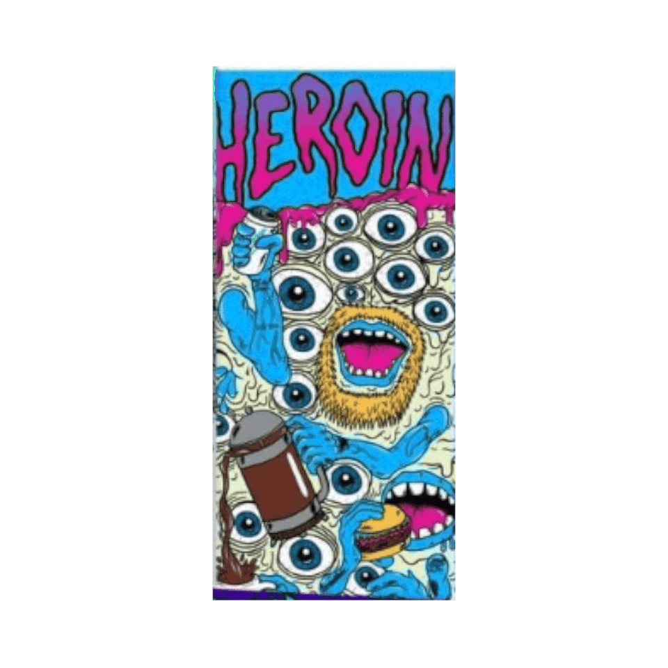 Heroin Fall 19 Sticker (Sold Individually) - 50-50 Skate Shop