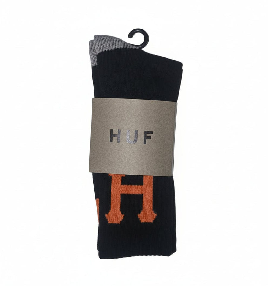 HUF Socks Classic H Crew Sock Black