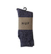 HUF Socks Quake Crew Sock Black
