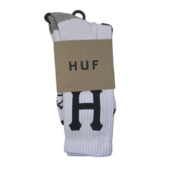 HUF Socks Classic H Crew Sock White