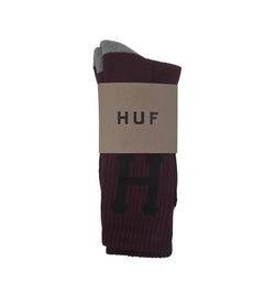 HUF Classic H Crew Sock Wine