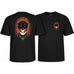 Powell Peralta Skate Tee Hoefler Skull Black - 50-50 Skate Shop