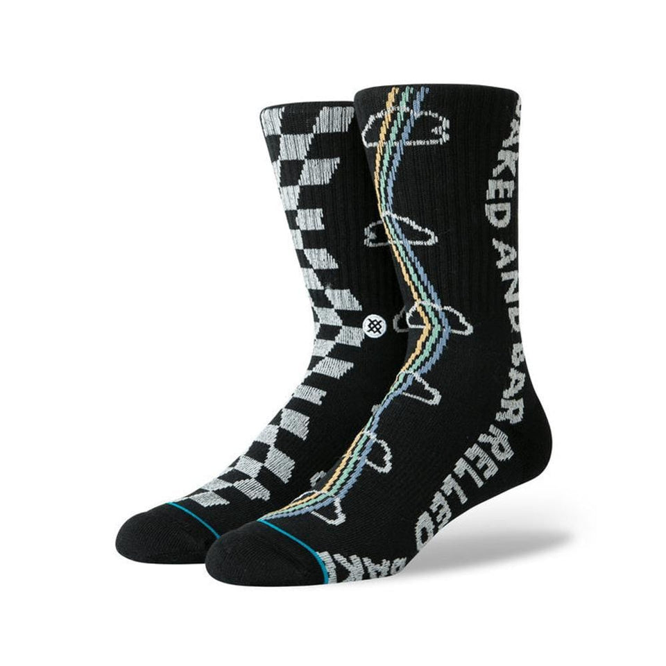 Stance Mens Socks Barrelled Black - 50-50 Skate Shop