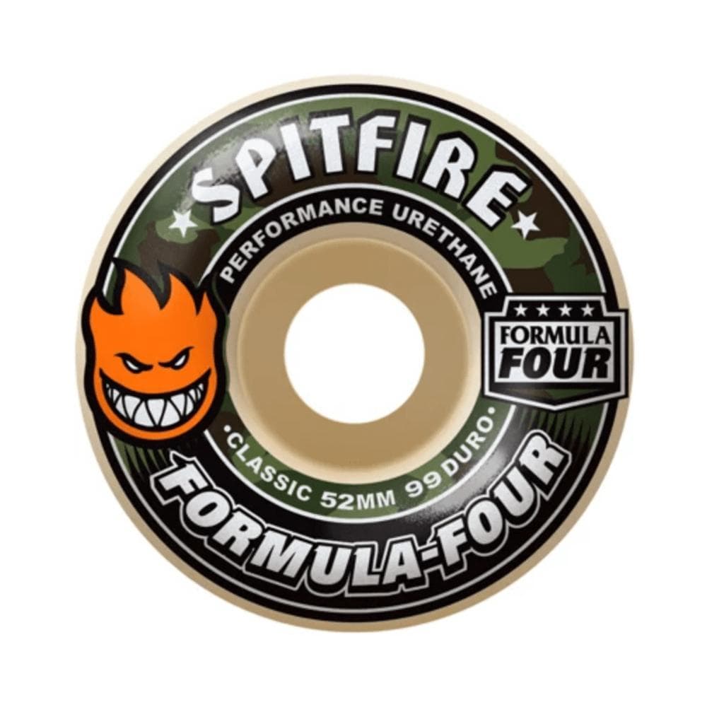 Spitfire Skateboard Wheels F4 99D Convert Classic 52mm - 50-50 Skate Shop