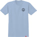 Spitfire Skate Tee Classic Swirl Powder Blue Black - 50-50 Skate Shop