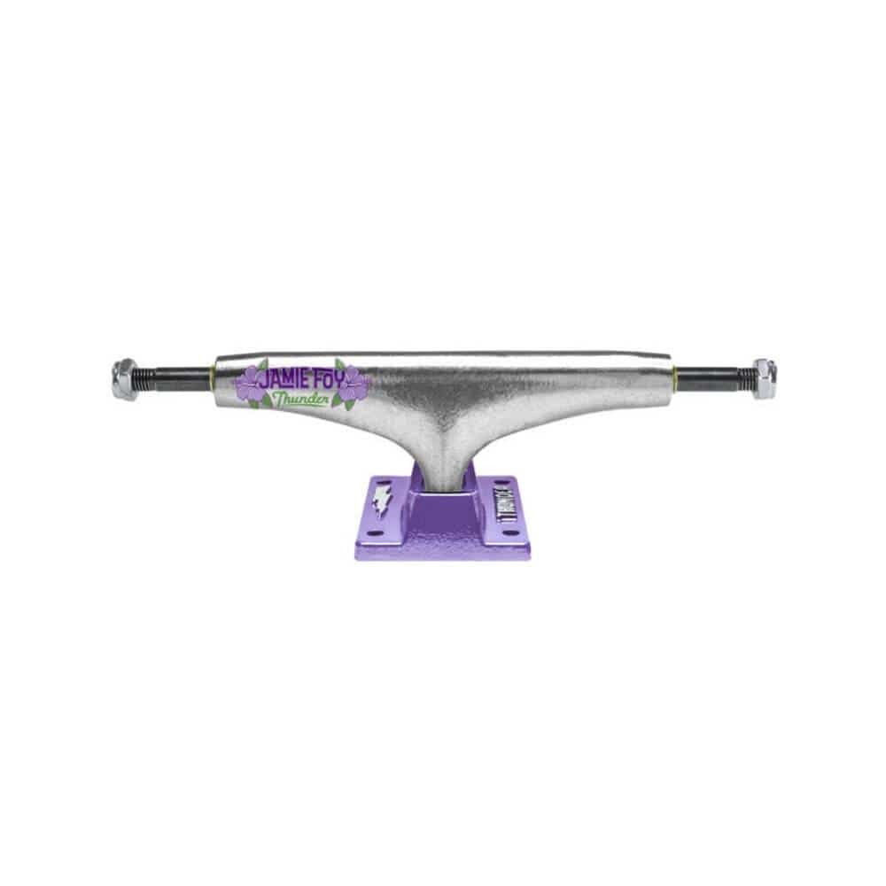Thunder Trucks Hi Jamie Foy Tropic 8.5" (151) Silver Purple - Set of 2 - 50-50 Skate Shop