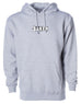 Baker Hoodie Brand Logo Heather Grey - 50-50 Skate Shop