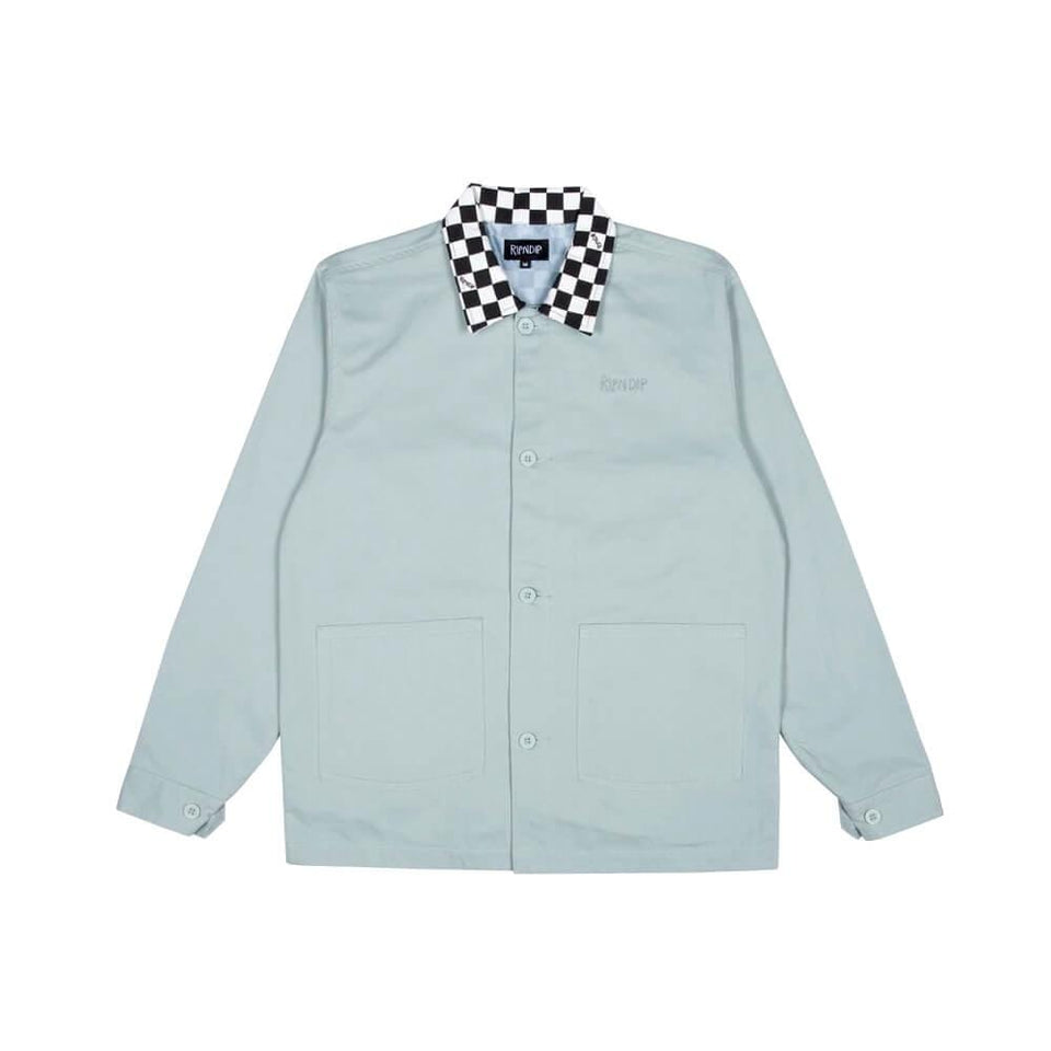 Ripndip Finish Line Twill Work Jacket Teal - 50-50 Skate Shop