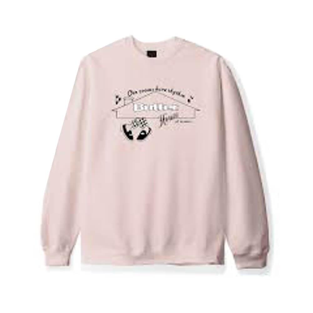 Butter Goods House of Music Crewneck Dusty Pink - 50-50 Skate Shop