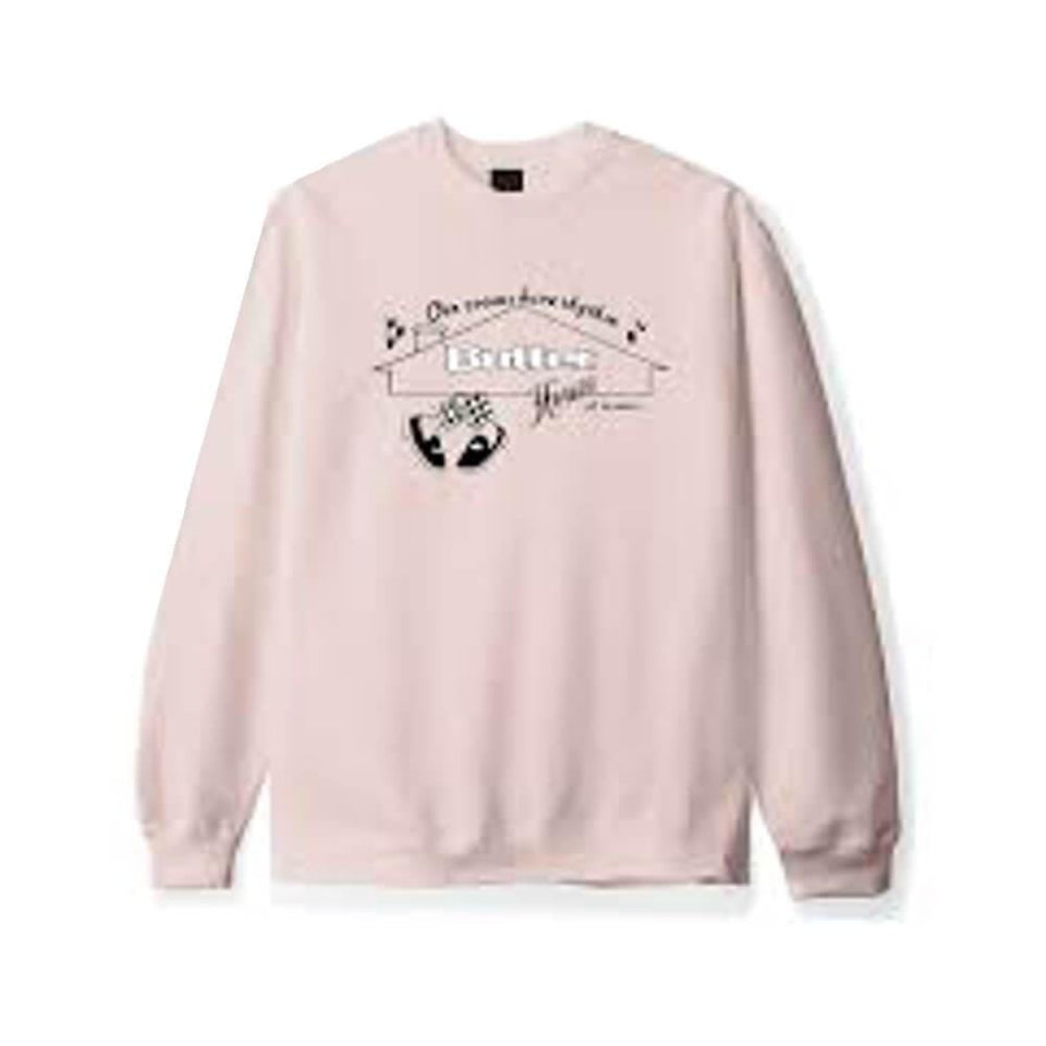 Butter Goods House of Music Crewneck Dusty Pink - 50-50 Skate Shop