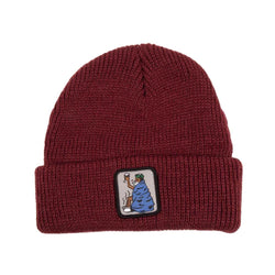 Passport Skate Cold Out Beanie Burgundy - 50-50 Skate Shop