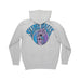 Santa Cruz Slime Balls Grave Hand Pullover Hoodie Heavyweight Grey Heather - 50-50 Skate Shop