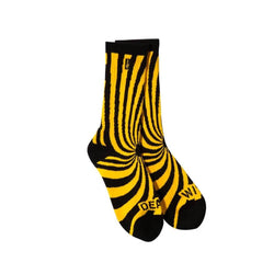 Deathwish Discordia Socks Yellow - 50-50 Skate Shop