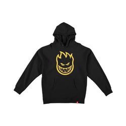 Spitfire Skate Youth Sweater Hoodie Bighead Black Yellow - 50-50 Skate Shop