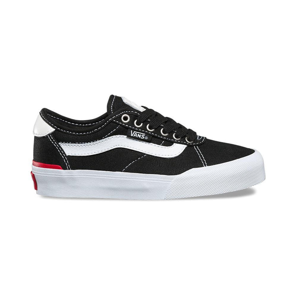 Vans Kids Chima Pro 2 (Canvas) Black White - 50-50 Skate Shop