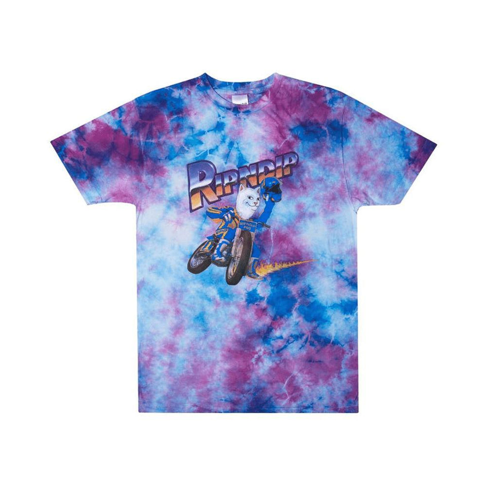 Ripndip Speed Racing Tee Spiral Dye - 50-50 Skate Shop