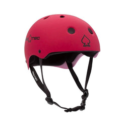 Pro Tec Classic Certified Bike Skate Helmet Matte Pink - 50-50 Skate Shop