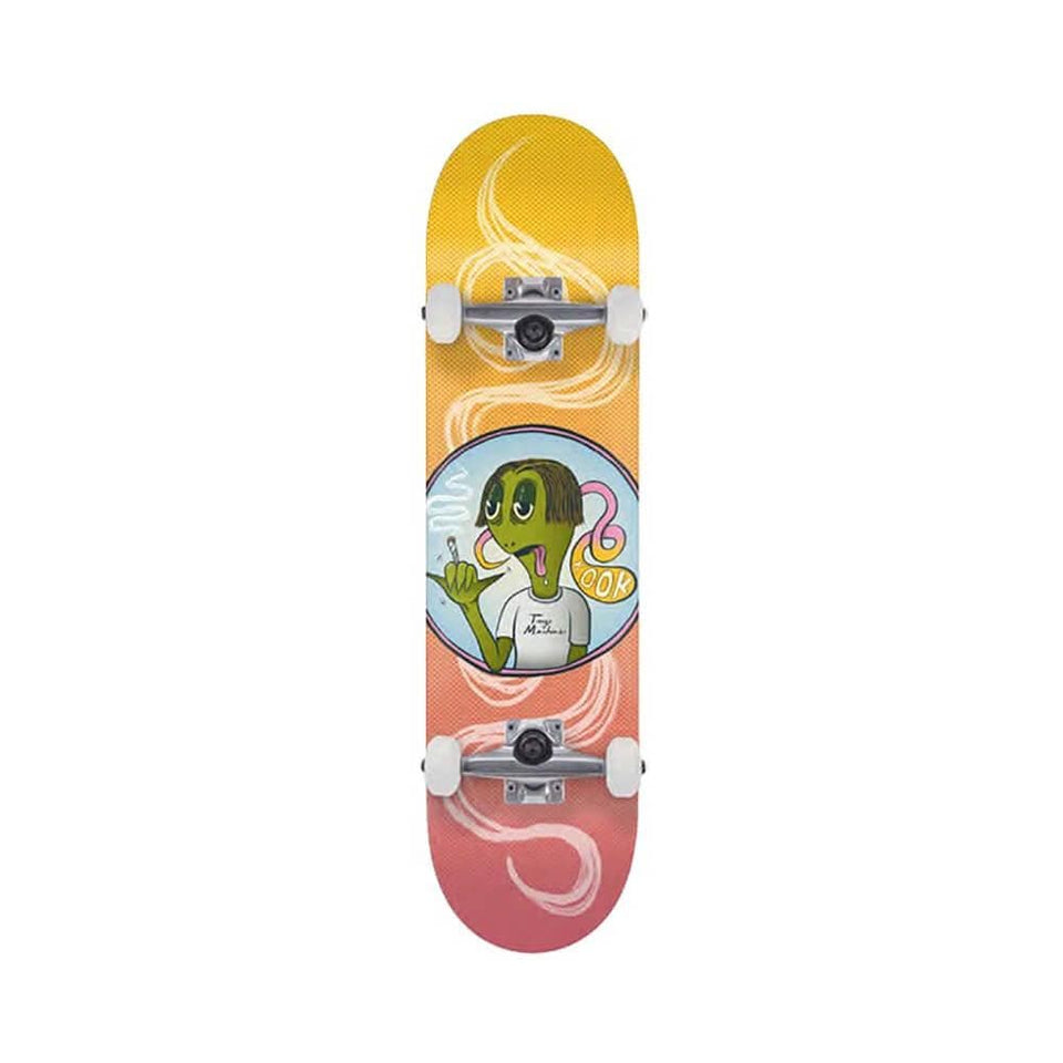 Toy Machine Skateboard Complete Stoner Sect 8.5" x 32.38" Yellow 14.38" WB - 50-50 Skate Shop