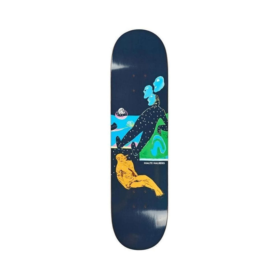 Copy of Polar Skateboard Deck Hjalte Halberg Spaced Out 8.25" x 31.875" Navy - 50-50 Skate Shop