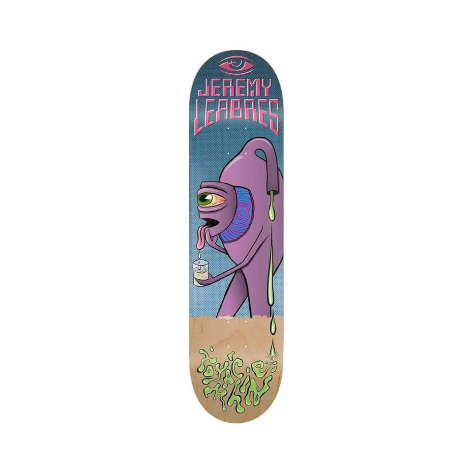 Toy Machine Skateboard Deck Face Off 8.375" x 32.1" Jeremy Leabres 14.39" WB - 50-50 Skate Shop