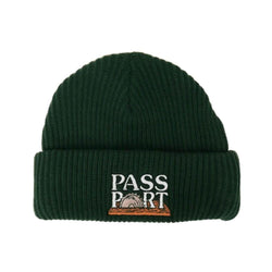 Passport Skate Circle Saw Beanie Forest Green - 50-50 Skate Shop