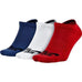 Nike Sb No Show Socks 3 Pack Multi - 50-50 Skate Shop