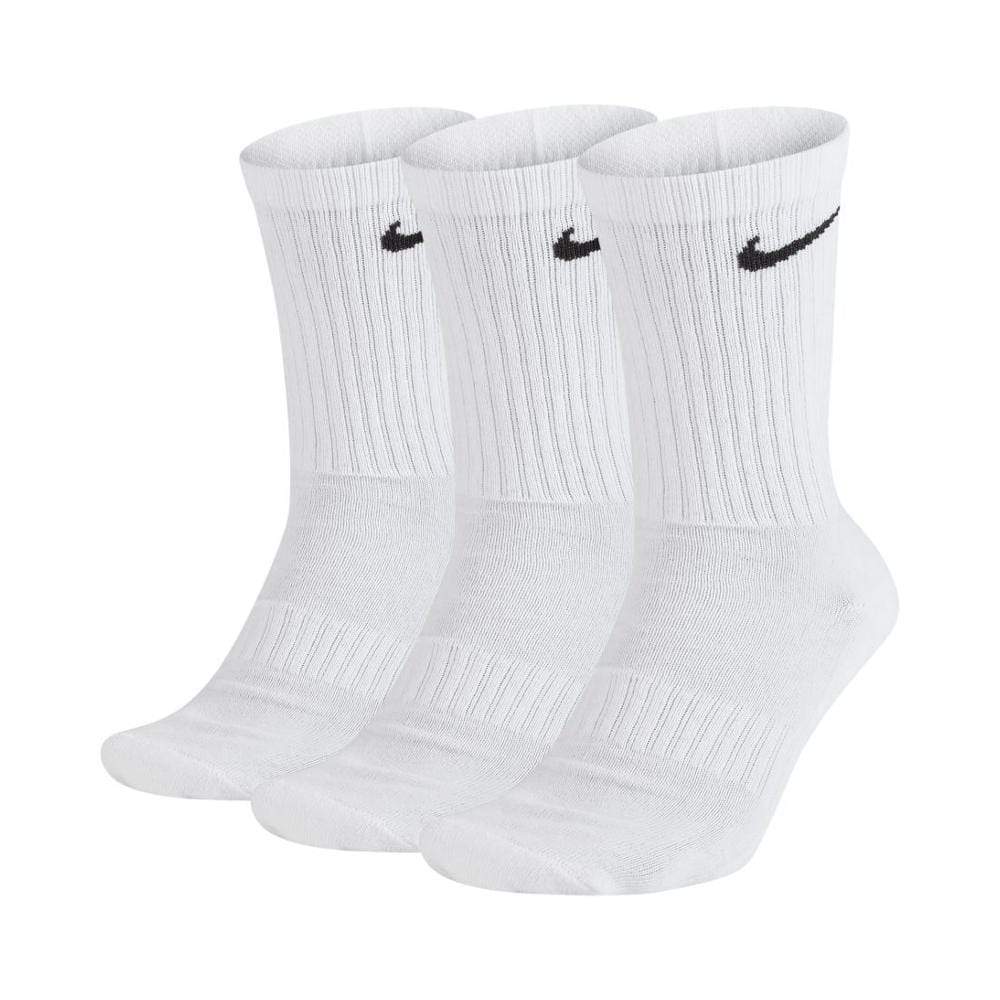 Nike SB Skate Everyday Cushion Crew Training Socks White 3 Pack - 50-50 Skate Shop