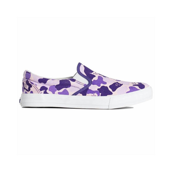 Ripndip Lord Nermal Slip On Shoes Purple Camo - 50-50 Skate Shop