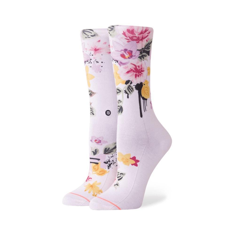 Stance Womens Just Dandy Crew Socks White - 50-50 Skate Shop
