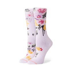 Stance Womens Just Dandy Crew Socks White - 50-50 Skate Shop