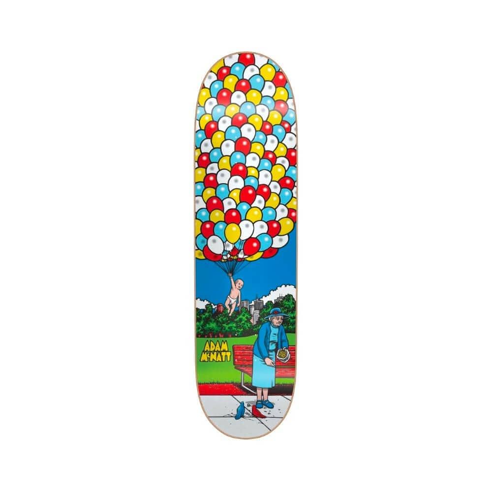 101 Skateboard Deck McNatt Balloons HT 8.5" x 32" 14.25" WB - 50-50 Skate Shop
