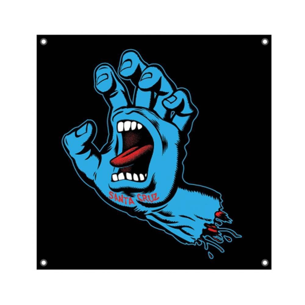 Santa Cruz Screaming Hand Banner 36" x 36" - 50-50 Skate Shop