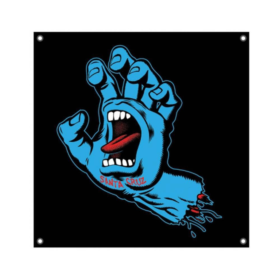 Santa Cruz Screaming Hand Banner 36" x 36" - 50-50 Skate Shop