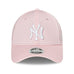 New Era Womens 9FORTY Cloth Strap New York Yankees Pink - 50-50 Skate Shop