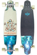 Dusters Skateboard Complete Zen Longboard 38" x 9" Teal 28" WB - 50-50 Skate Shop