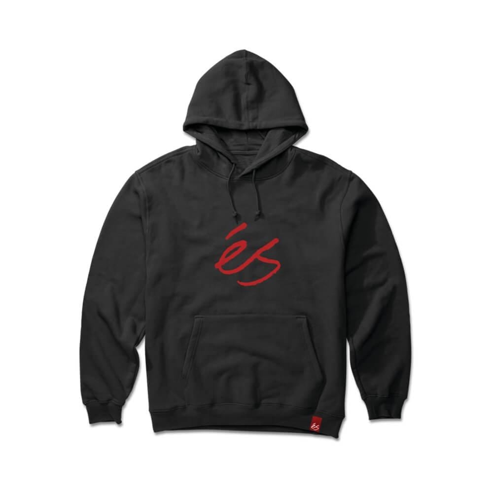 eS Skate Script Hoodie Black - 50-50 Skate Shop