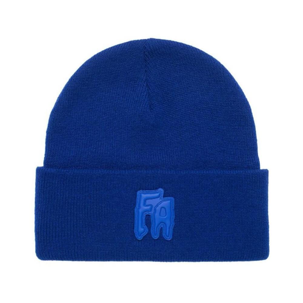 Fucking Awesome Skate Applique Cuff Beanie Royal - 50-50 Skate Shop