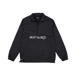 Ripndip Must Be Nice Half Zip Anorak Jacket Black 3M - 50-50 Skate Shop