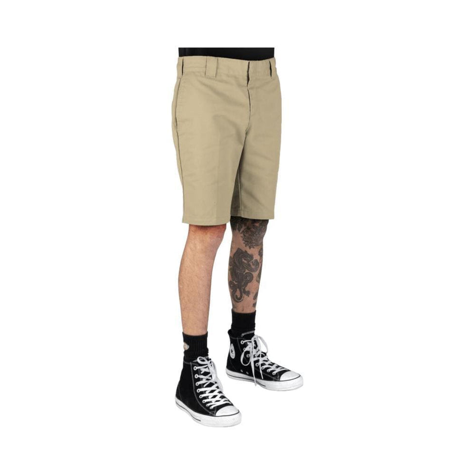 Dickies WR872 Slim Fit Work Short Khaki - 50-50 Skate Shop