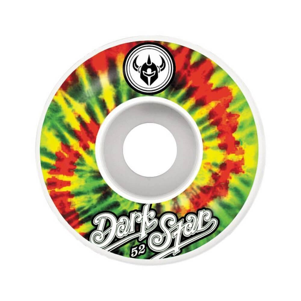 Darkstar Skateboard Wheels Insignia 52mm 99A Rasta - Set of 4 - 50-50 Skate Shop