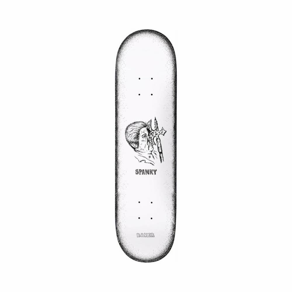 Baker Skateboard Deck Spanky Stipple Deck 8.125" x 31.5" 14.25" WB - 50-50 Skate Shop