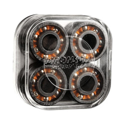 Bronson Raw Skateboard Bearings 8 Pack - 50-50 Skate Shop